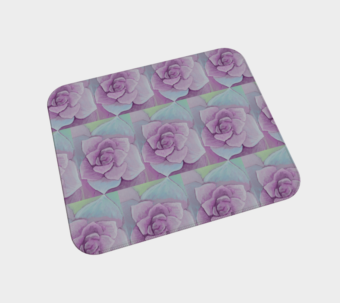 Pastel Succulent Desk Mat