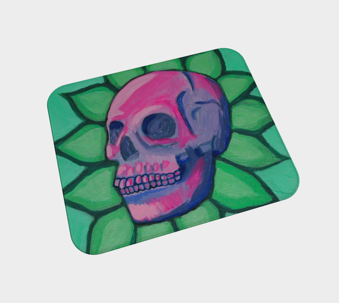 Blooming Skull Desk Mat