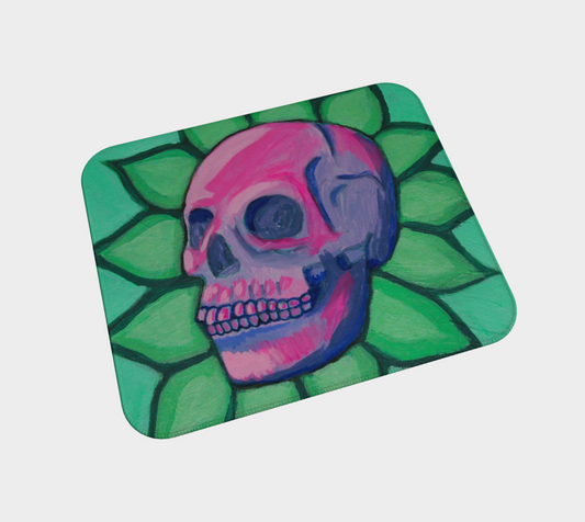 Blooming Skull Desk Mat