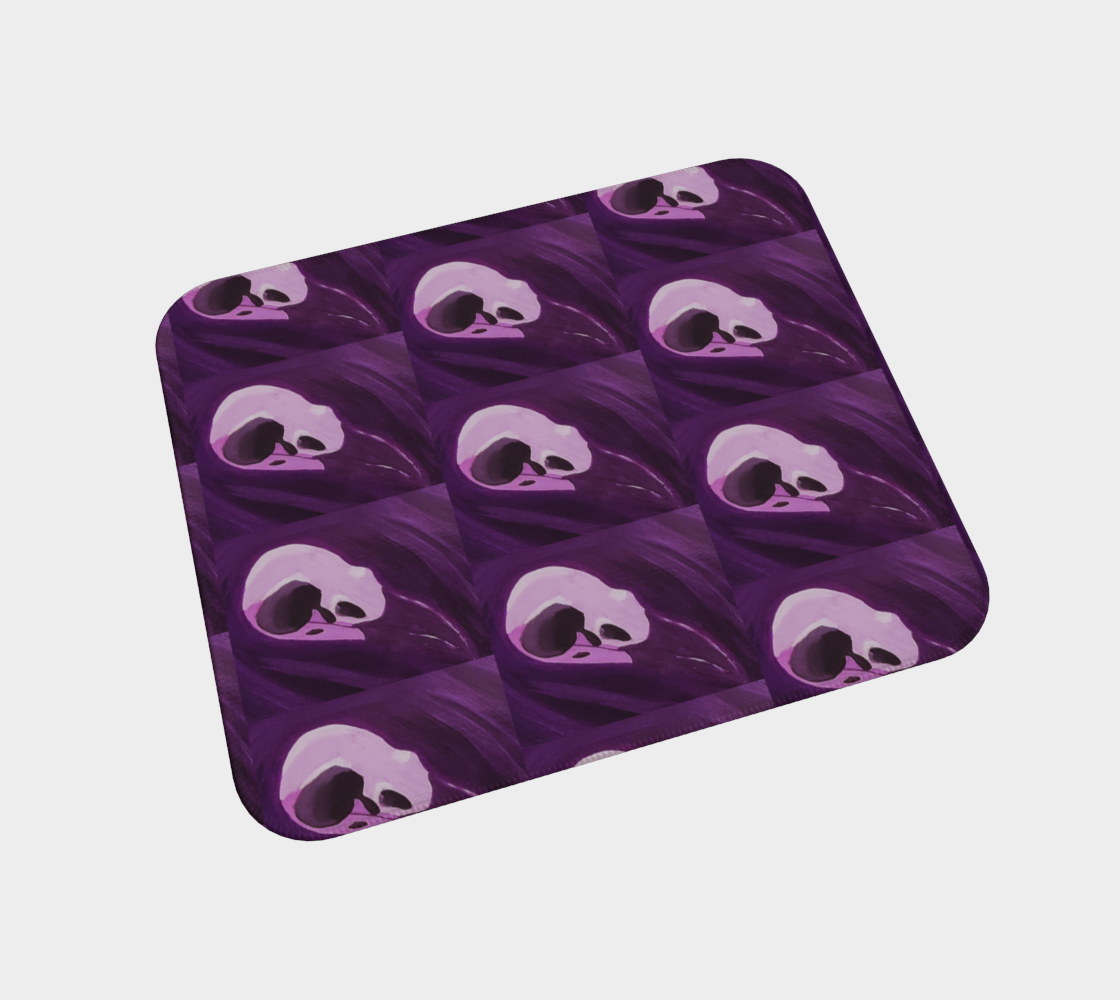 Raven Skull Desk Mat