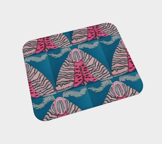 Pink Moth Desk Mat