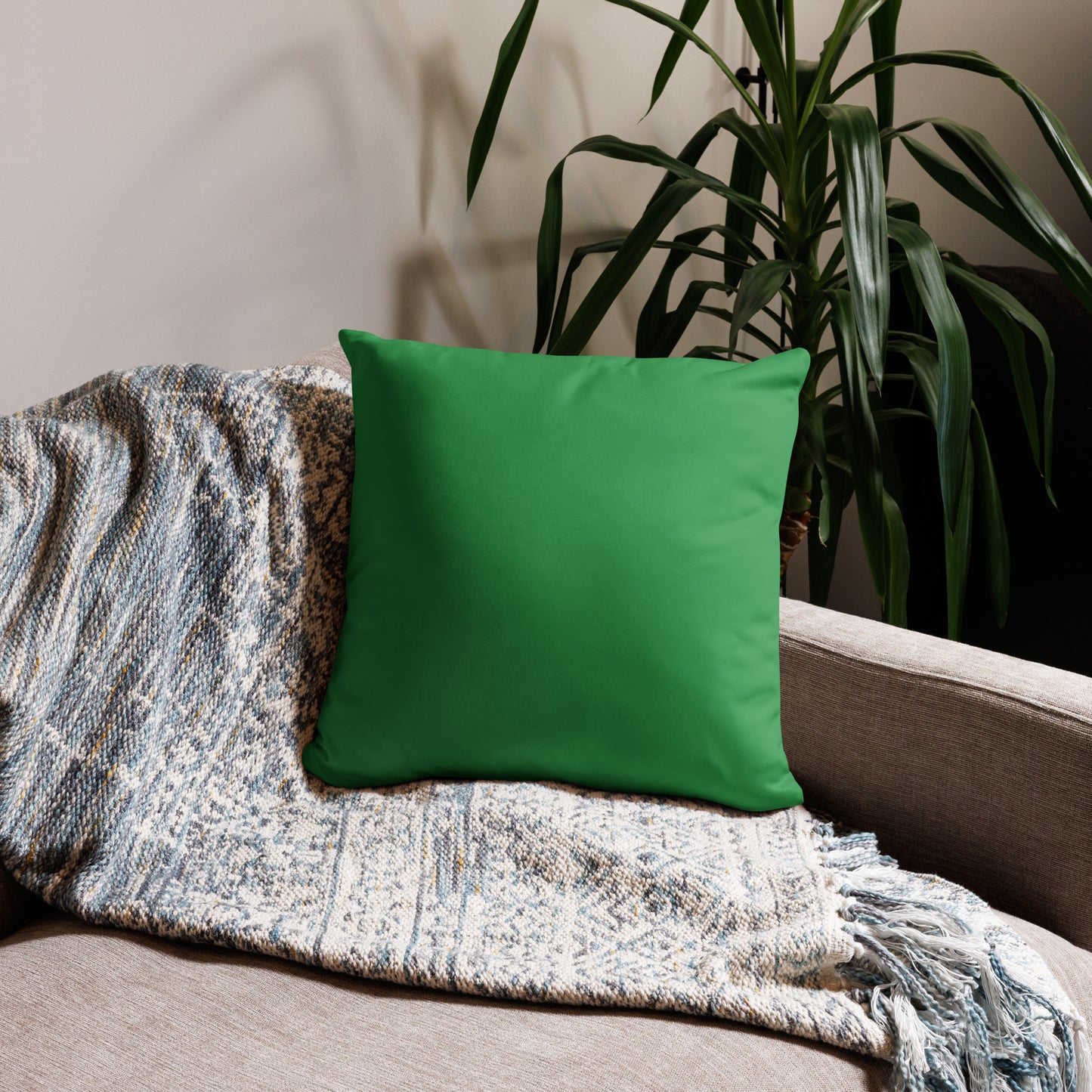 Succulent Green Basic Pillow