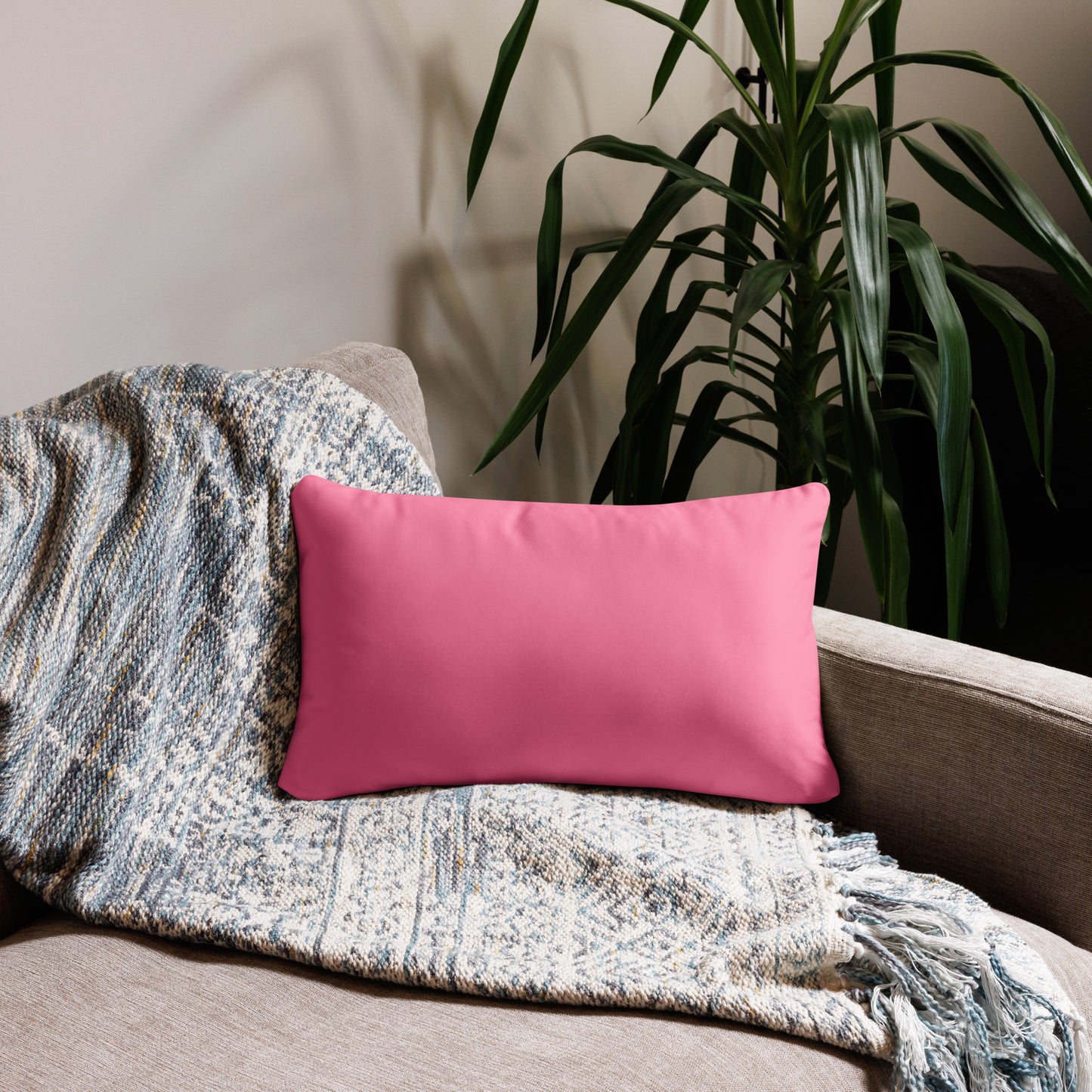 Pink Moth Basic Pillow