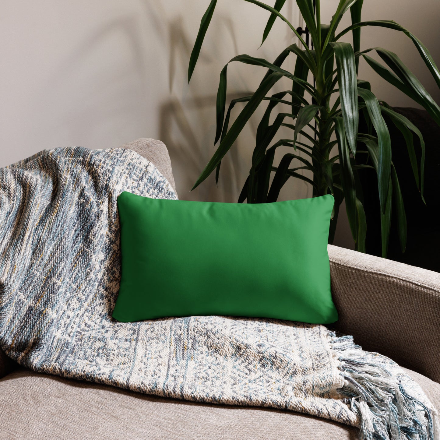 Succulent Green Basic Pillow