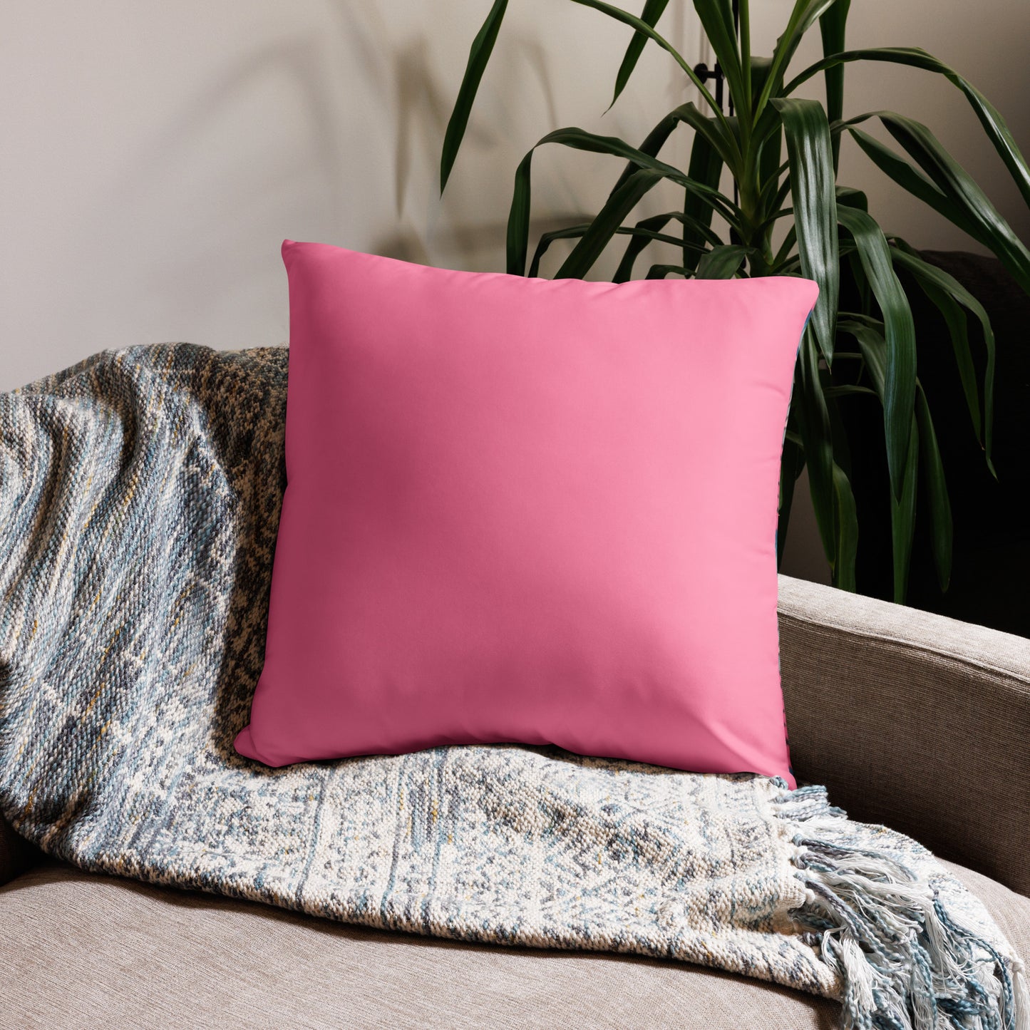 Pink Moth Basic Pillow