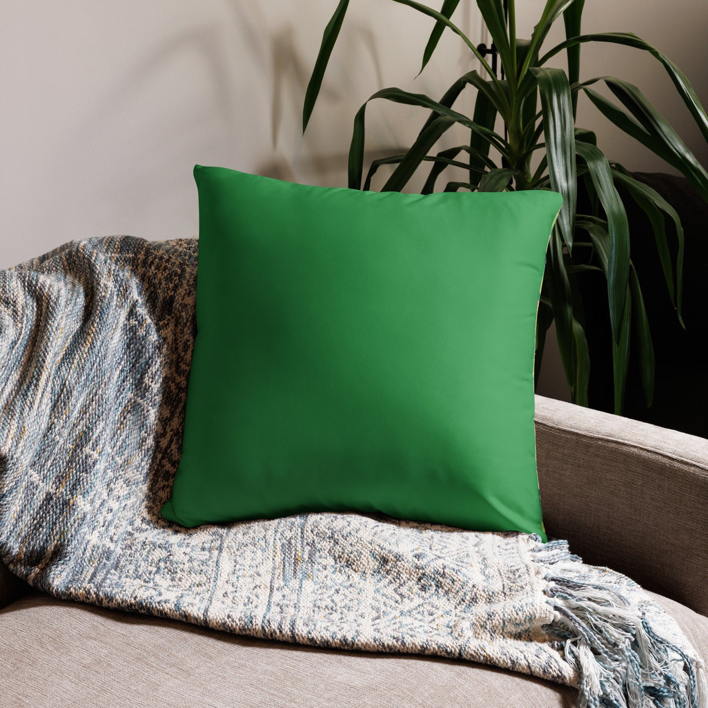 Succulent Green Basic Pillow