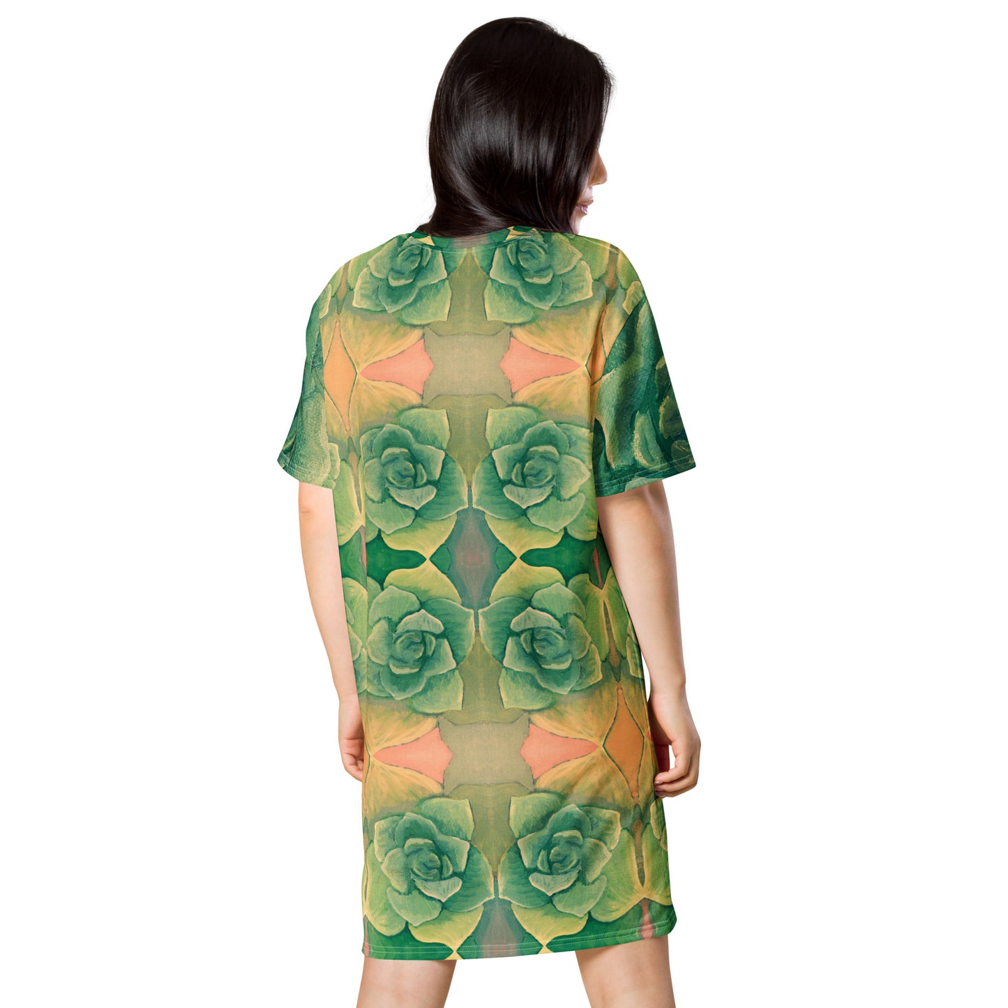 Succulent Green T-shirt dress