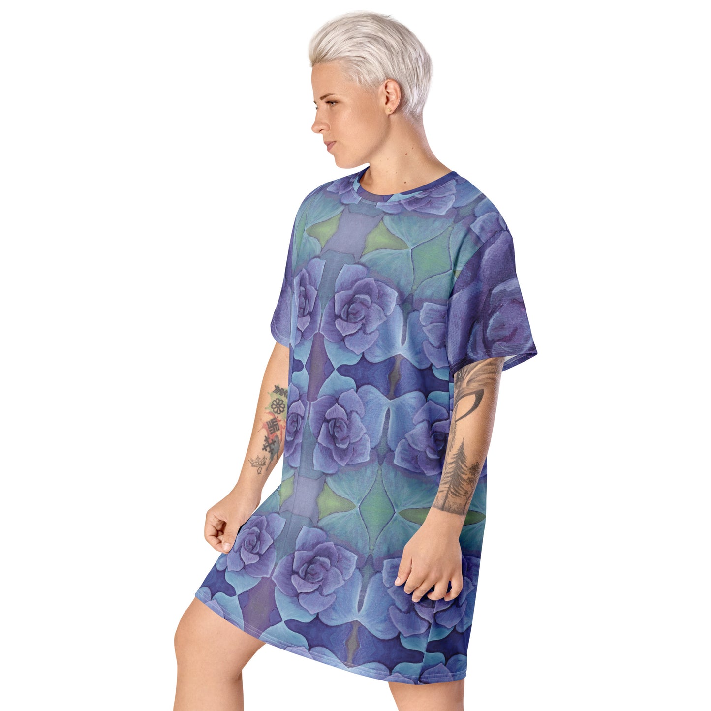 Succulent T-shirt dress