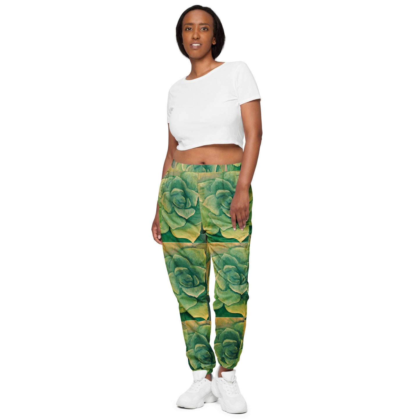 Succulent Green Unisex track pants