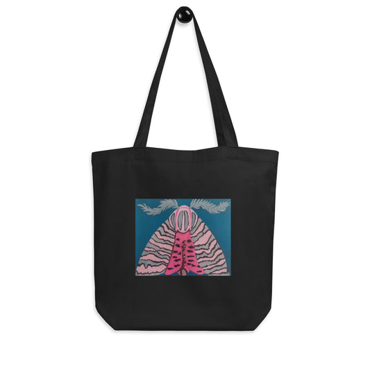 Pink Moth Eco Tote Bag