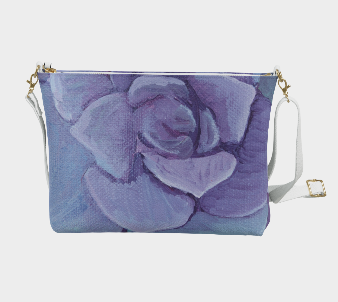 Succulent Vegan Leather Crossbody Purse