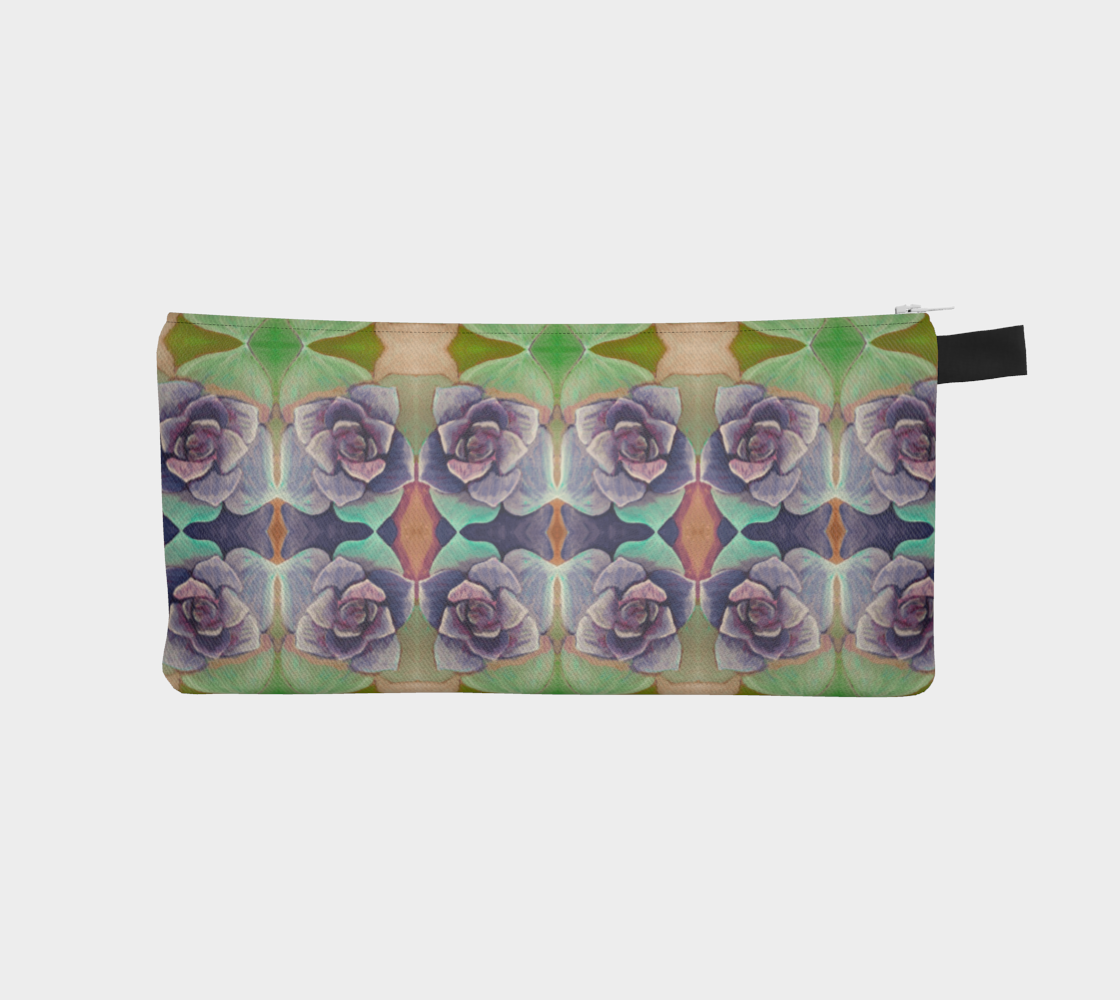 Succulent Wine Gummy Pencil Case