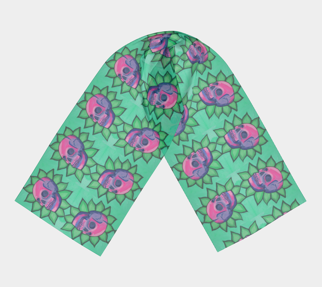 Blooming Skull Scarf