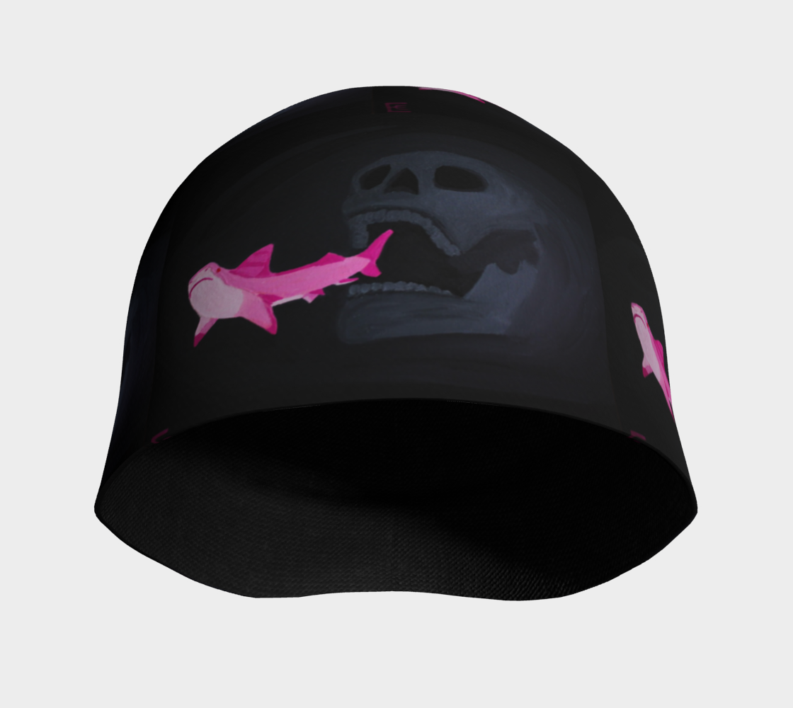 Skull Chasing Shark Toque