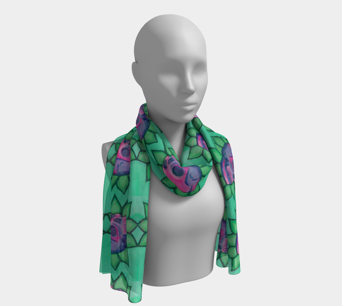 Blooming Skull Scarf