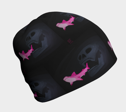 Skull Chasing Shark Toque