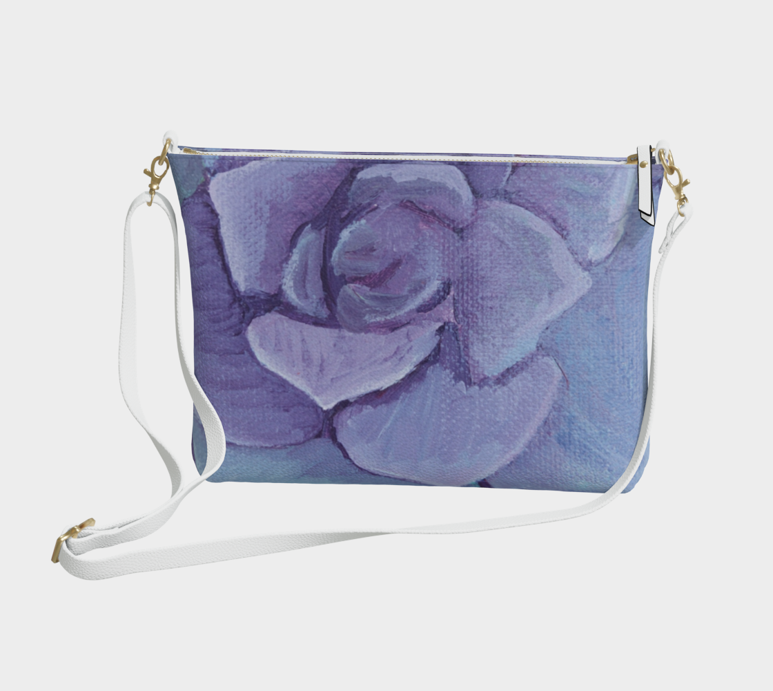 Succulent Vegan Leather Crossbody Purse